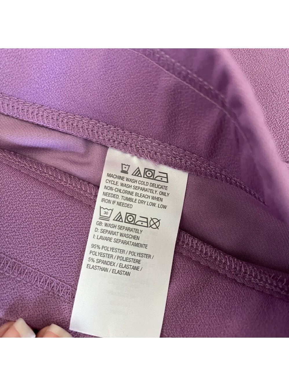 Isaac Mizrahi LIVE Purple Pants 5X - Picture 5 of 8